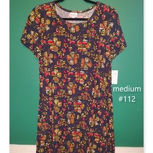 Medium Carly Blue w/ flowers. SUMMER dress NWT
